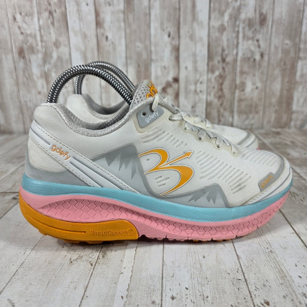Gravity Defyer G-Defy Ion Women 7 White Pink Blue VersoShock TB9024FWI-M Shoes